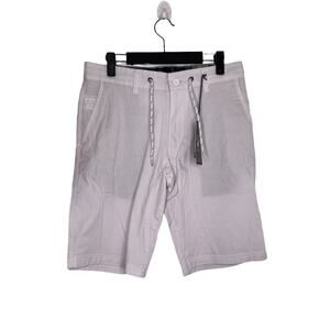 Beverly Hills Polo Club Mens Shorts Size 30 White Relaxed Straight Fit Casual